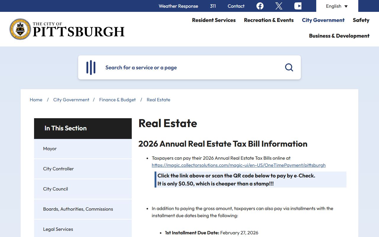 Pittsburgh real estate information for deed records research