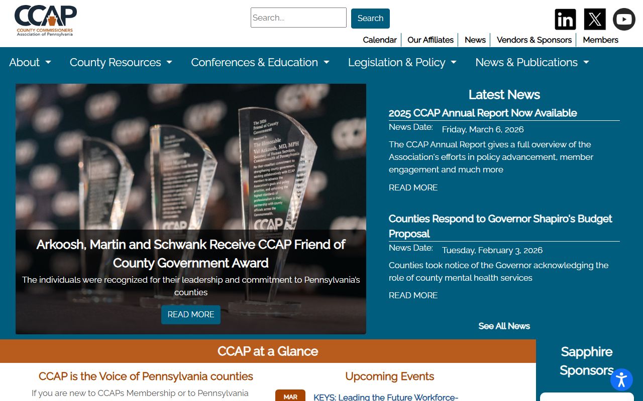 Pennsylvania counties association page relevant to Clarion County deed records