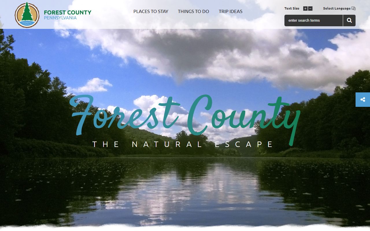 Forest County government website with deed records office information