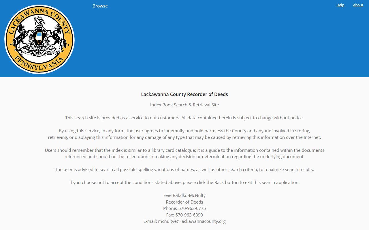 Scranton deed records Lackawanna County historical index 1878 to 1956