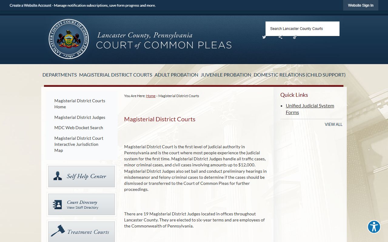 Lancaster County property assessment page linking to deed records